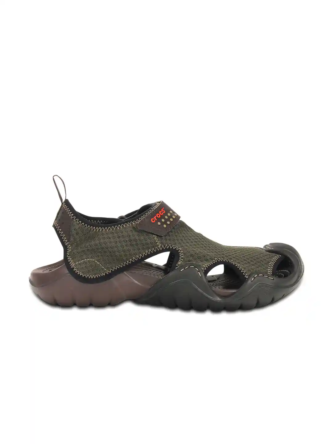 Buy Crocs Swiftwater Men Olive green Sandals Sandals for Men