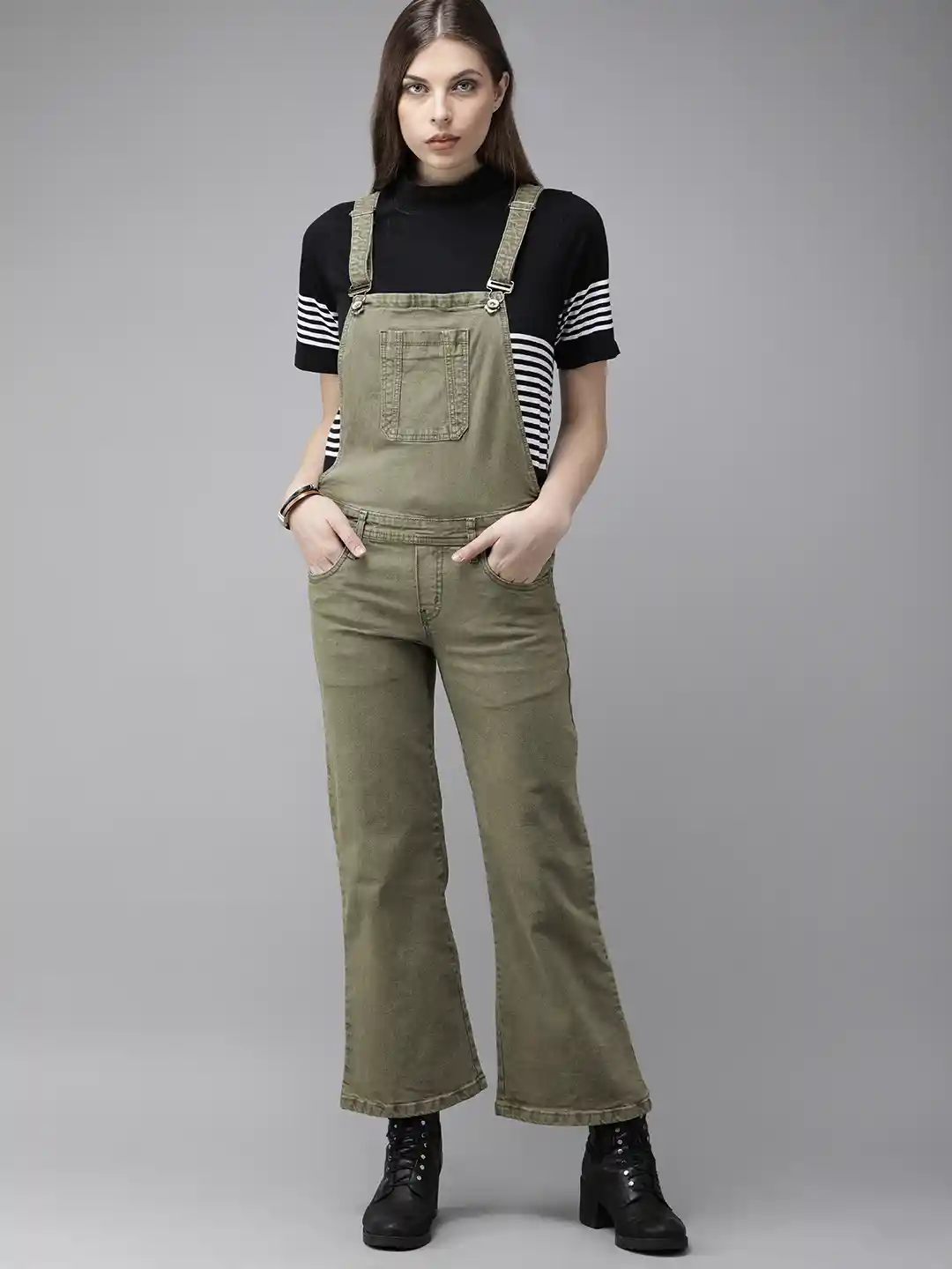 NOUNLESS VINTAGE LIKE DENIM OVERALL グリーン VINTAGE LIKE DENIM OVERALL – NOUNLESS