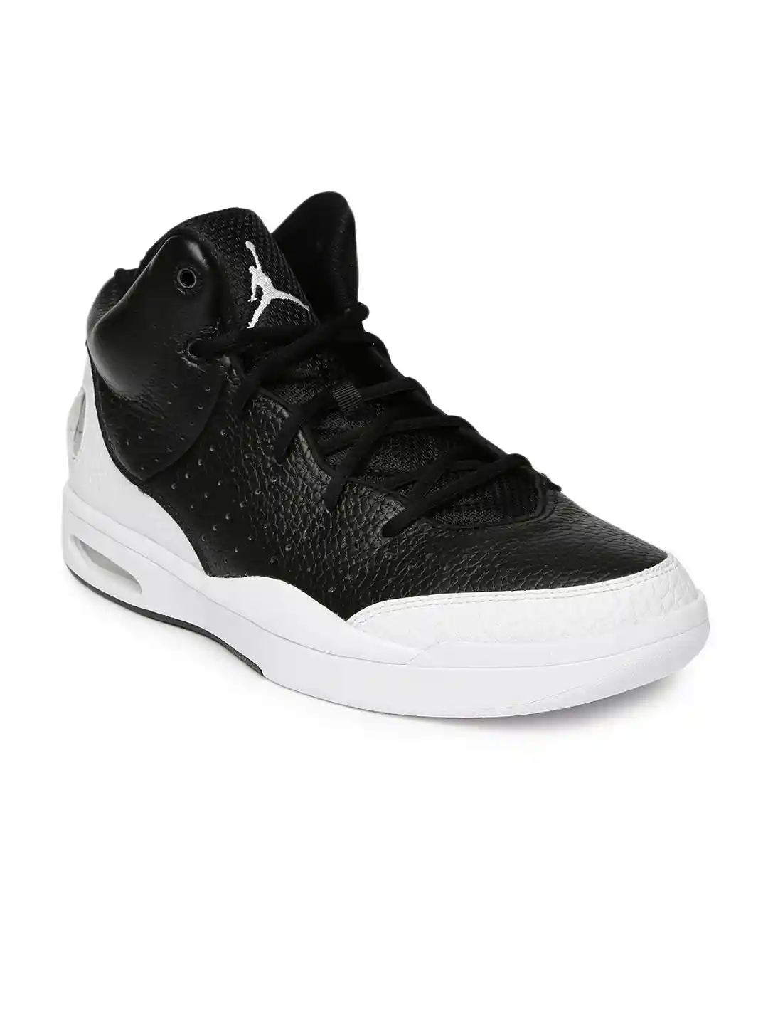 Buy Nike Men Black White Jordan Flight Tradition Leather