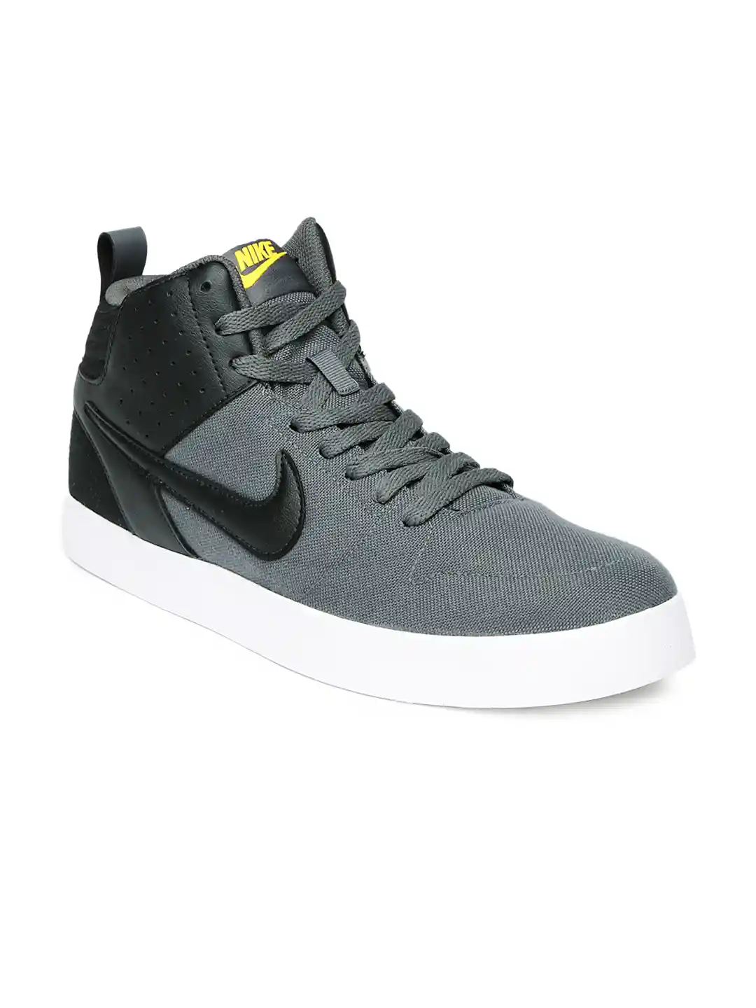 Buy Nike Men Black Grey Liteforce III Mid NSW Sneakers Casual