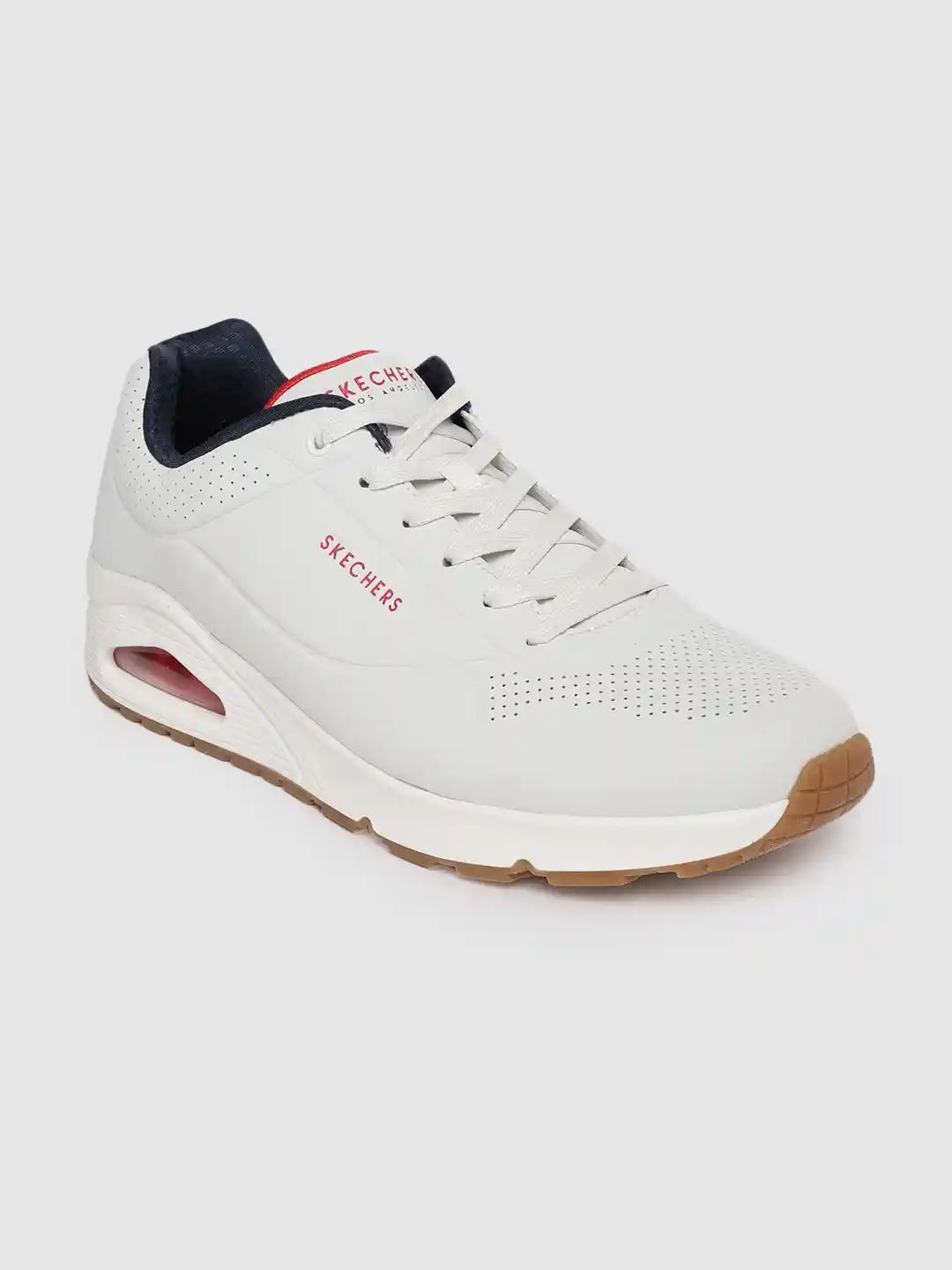 Skechers Men White UNO STAND ON AIR Sneakers