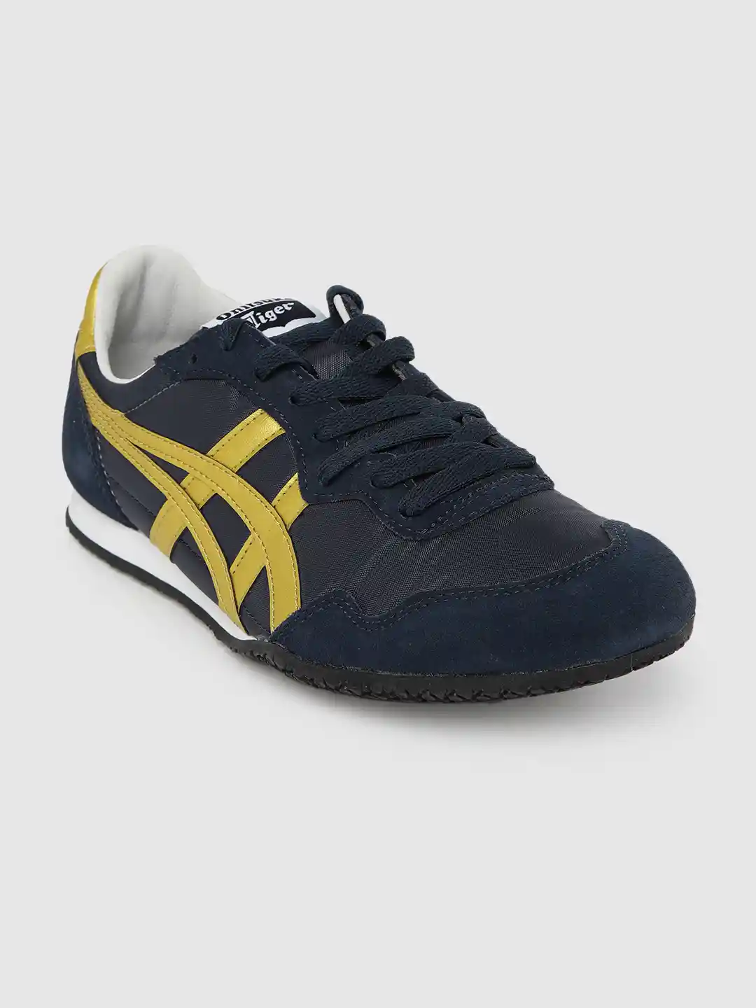 Serrano Shoe Onitsuka Tiger Serrano All Black Onitsuka Tiger Unisex Navy  Blue Serrano Suede Sneakers