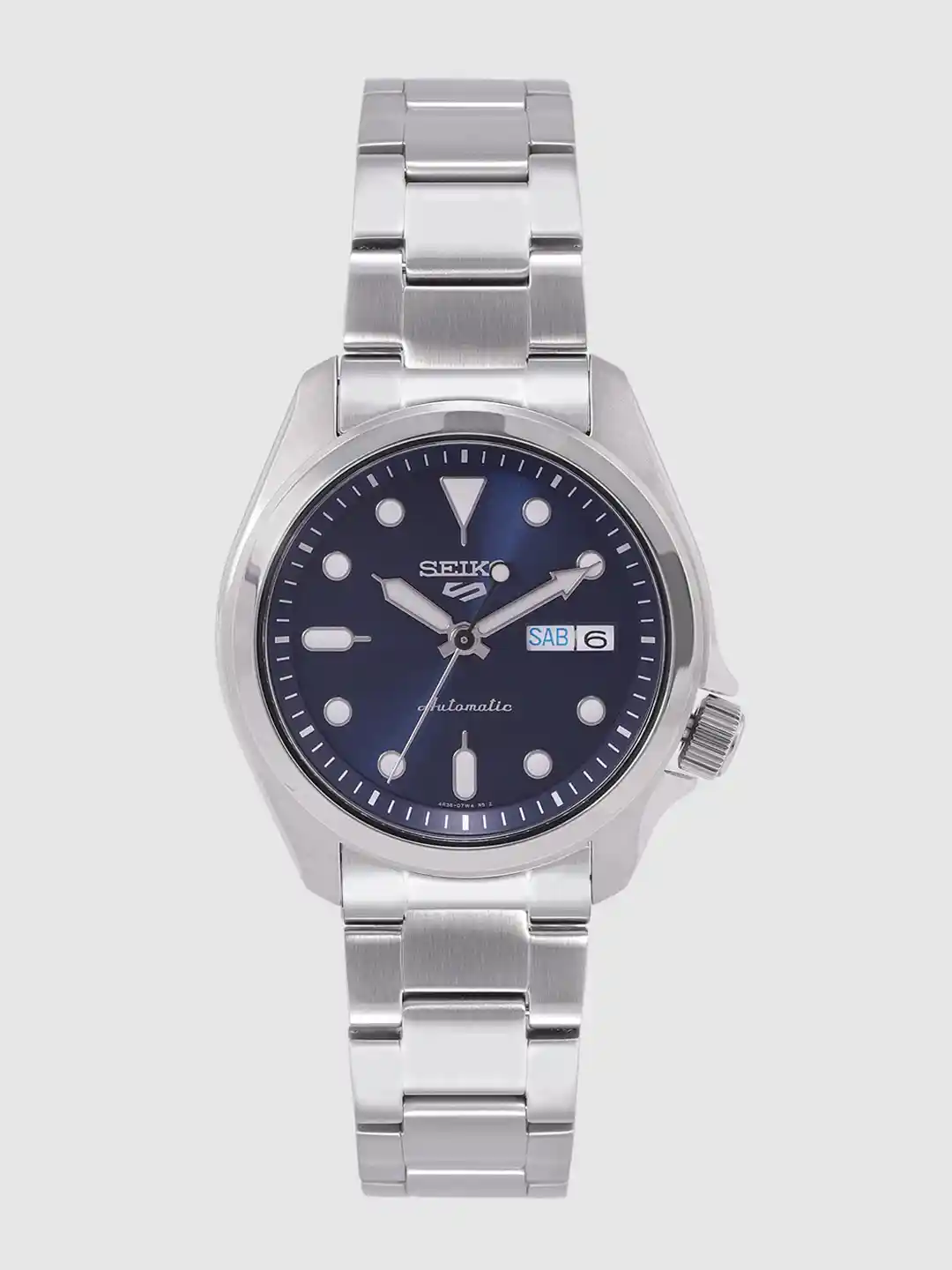 Buy SEIKO Men Navy Blue Analogue Sports Automatic Watch SRPE53K1