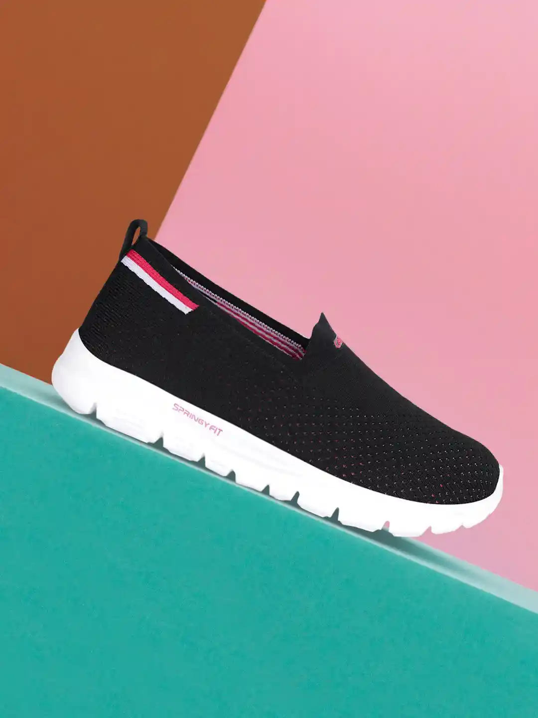 Buy Campus Women MELODY Black Mesh Running Shoes Sports Shoes