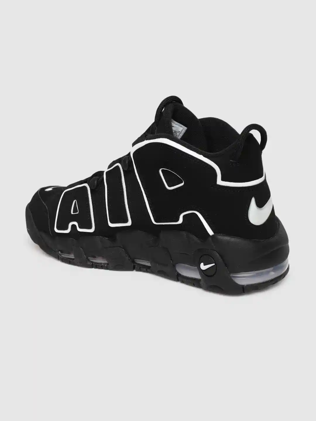 Buy Nike Men Black AIR MORE UPTEMPO Running Shoes - Sports Shoes