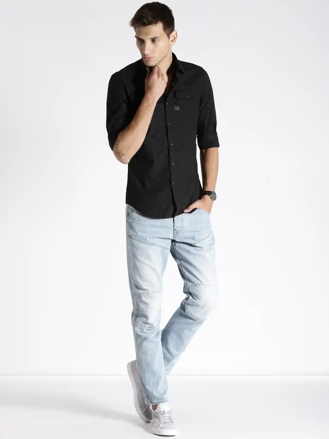 Buy G-STAR RAW Black Slim Casual Shirt Shirts for Men 1276641