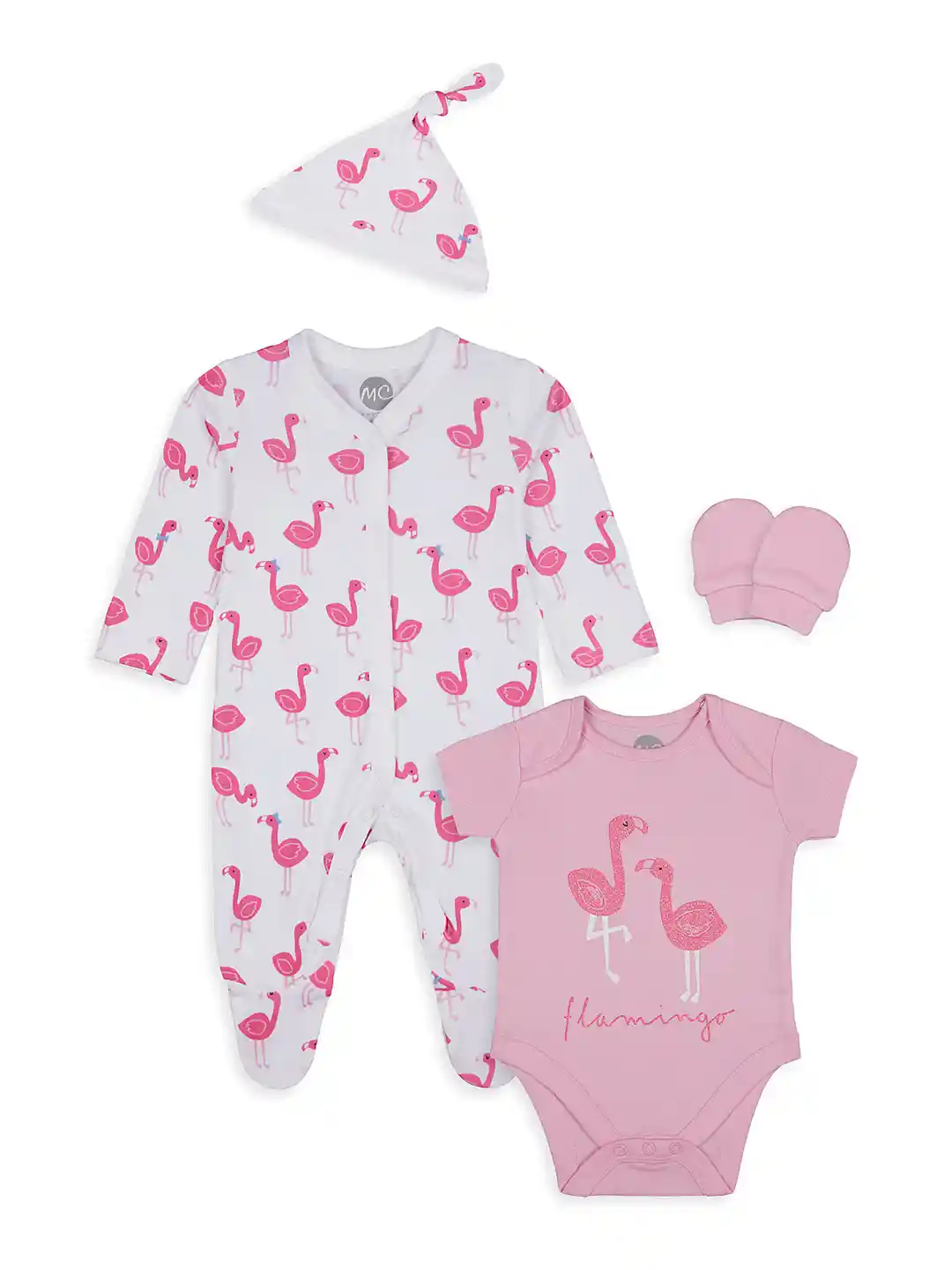 Buy mothercare Infant Girls White Pink Piece Clothing Set