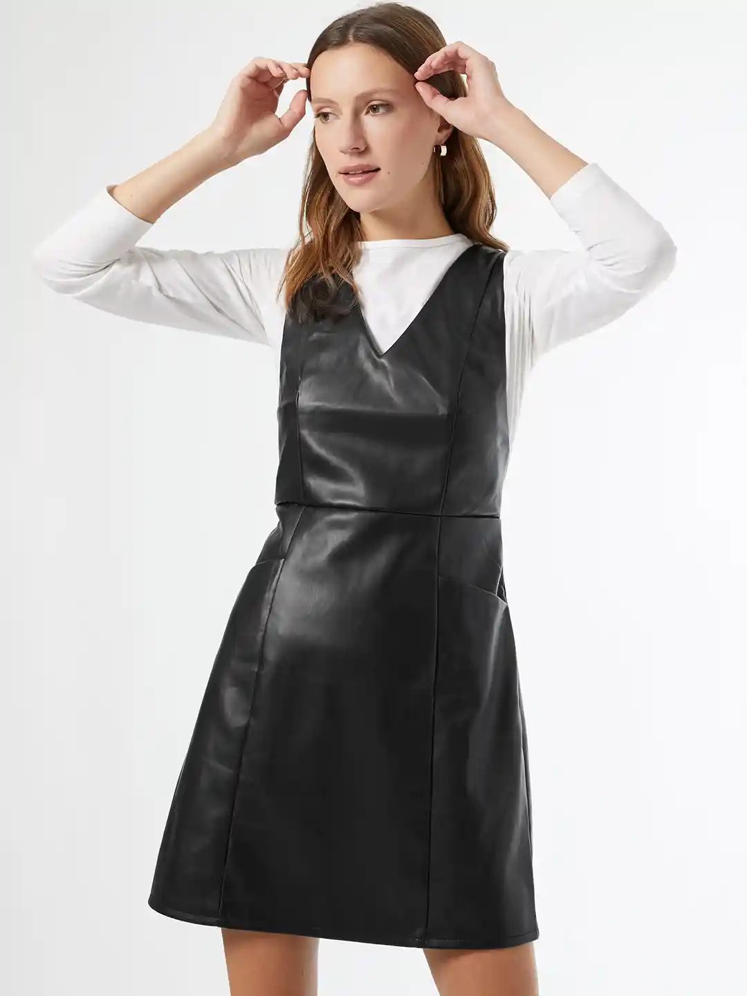 Buy DOROTHY PERKINS Women Black Solid A-Line Dress Dresses for