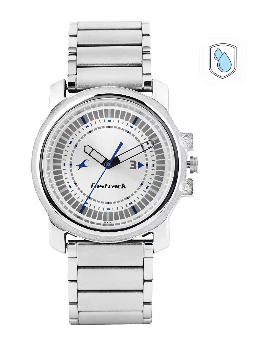 Buy Fastrack Men Silver-Toned Dial Watch 3039SM03 Watches for