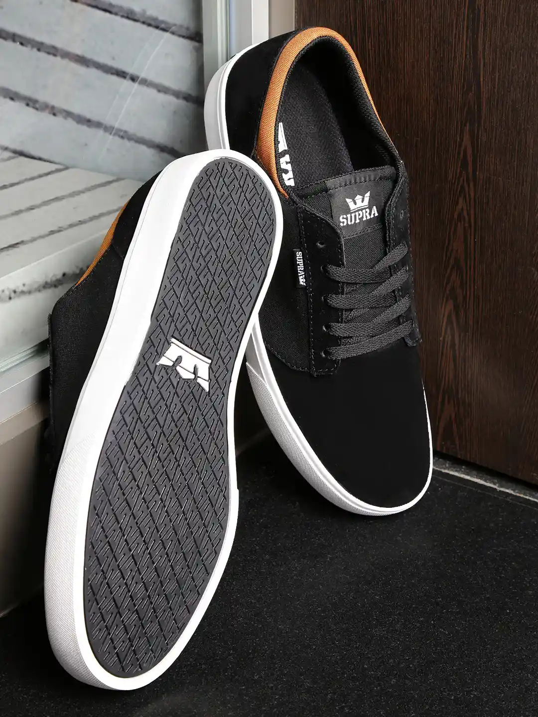 Supra Men Black Yorek Low Sneakers