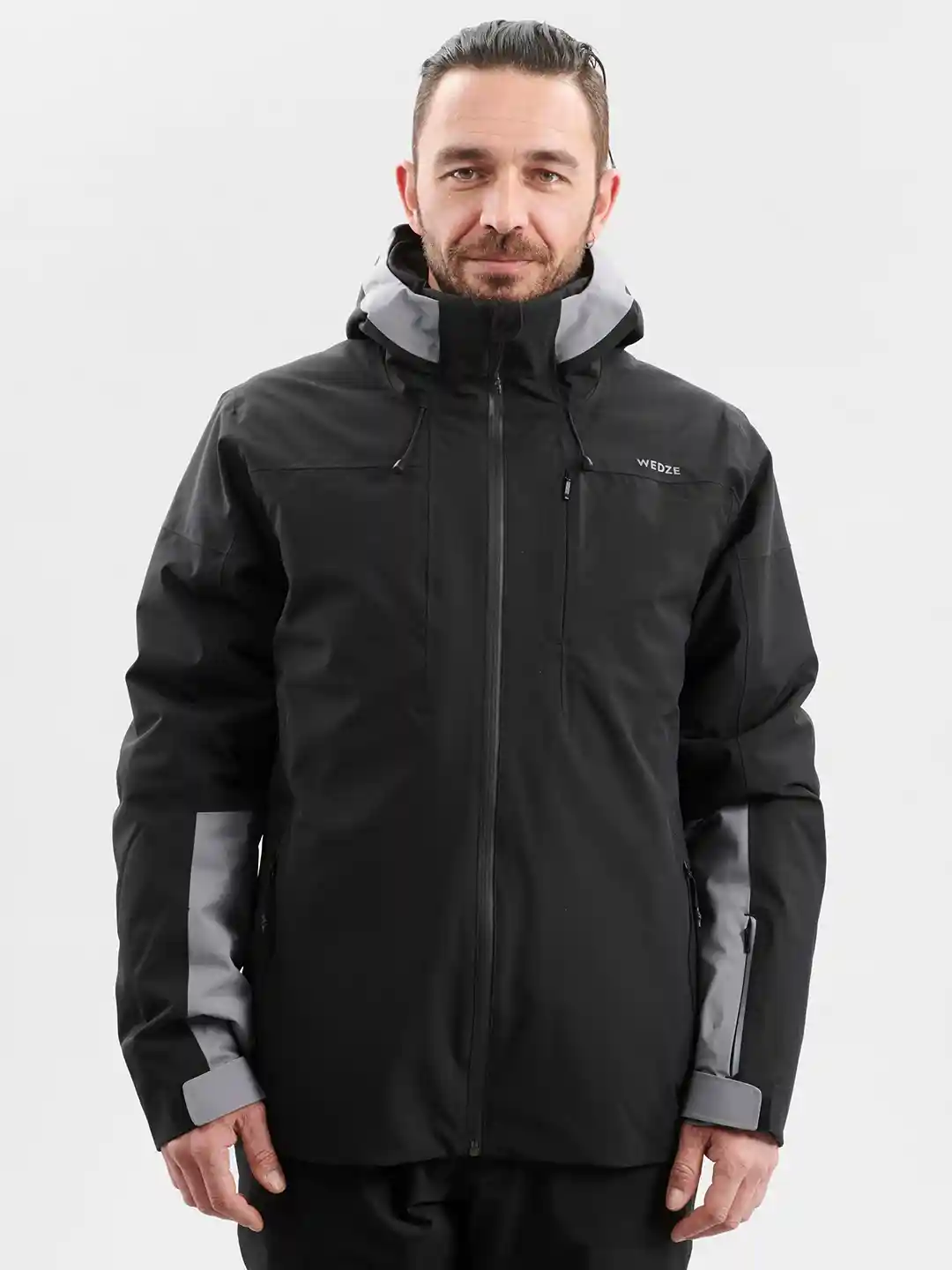Buy Decathlon Men Black Colourblocked Insulator Piste Ski 500