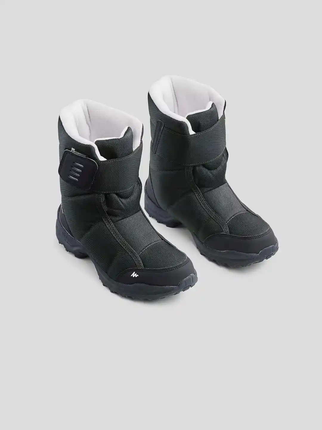 Buy Decathlon Kids Black High-Top Trekking Shoes Sports Shoes