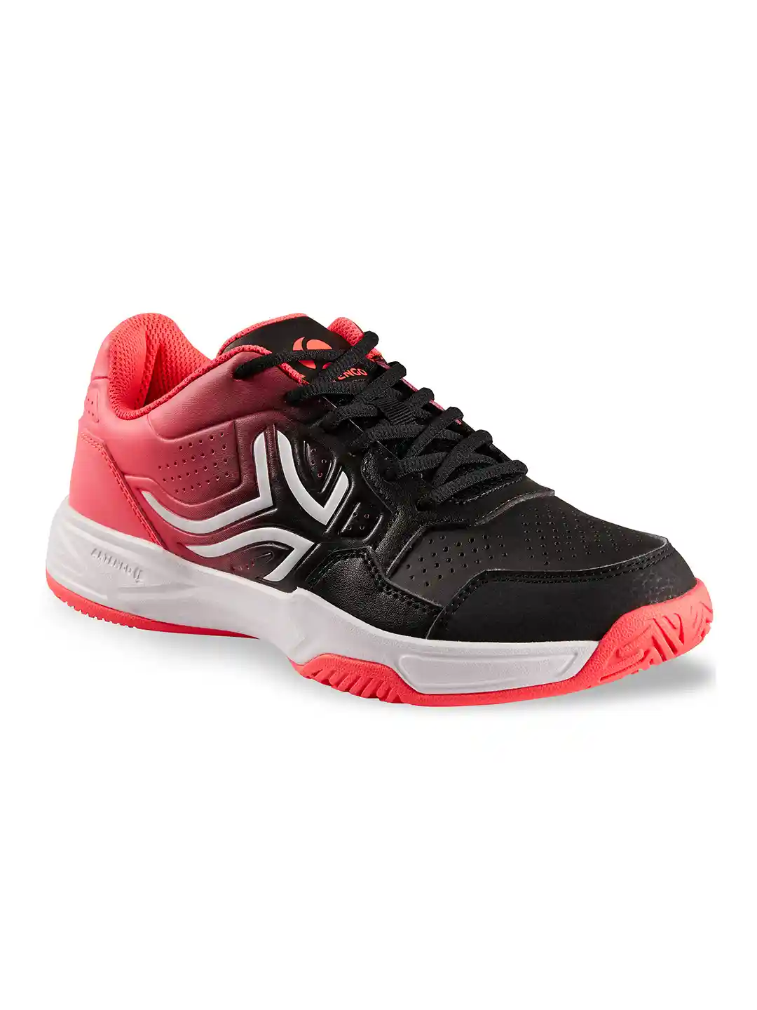 Buy Decathlon Unisex Black PU Tennis Shoes Sports Shoes for - Main Image