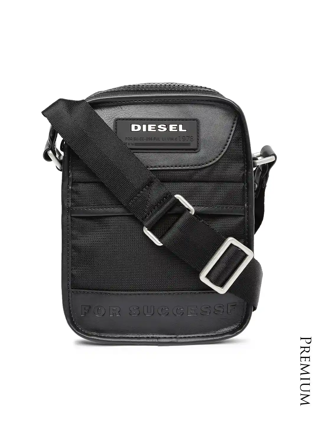 バッグ OLD DIESEL leather messenger bag black Diesel 1DR Messenger Bag | Black | FARFETCH ID
