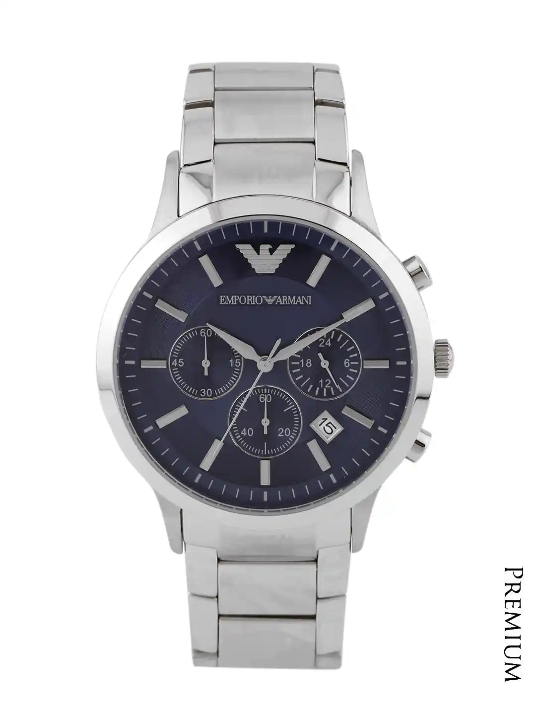 Emporio Armani Men Navy Chronograph Dial Watch AR2448