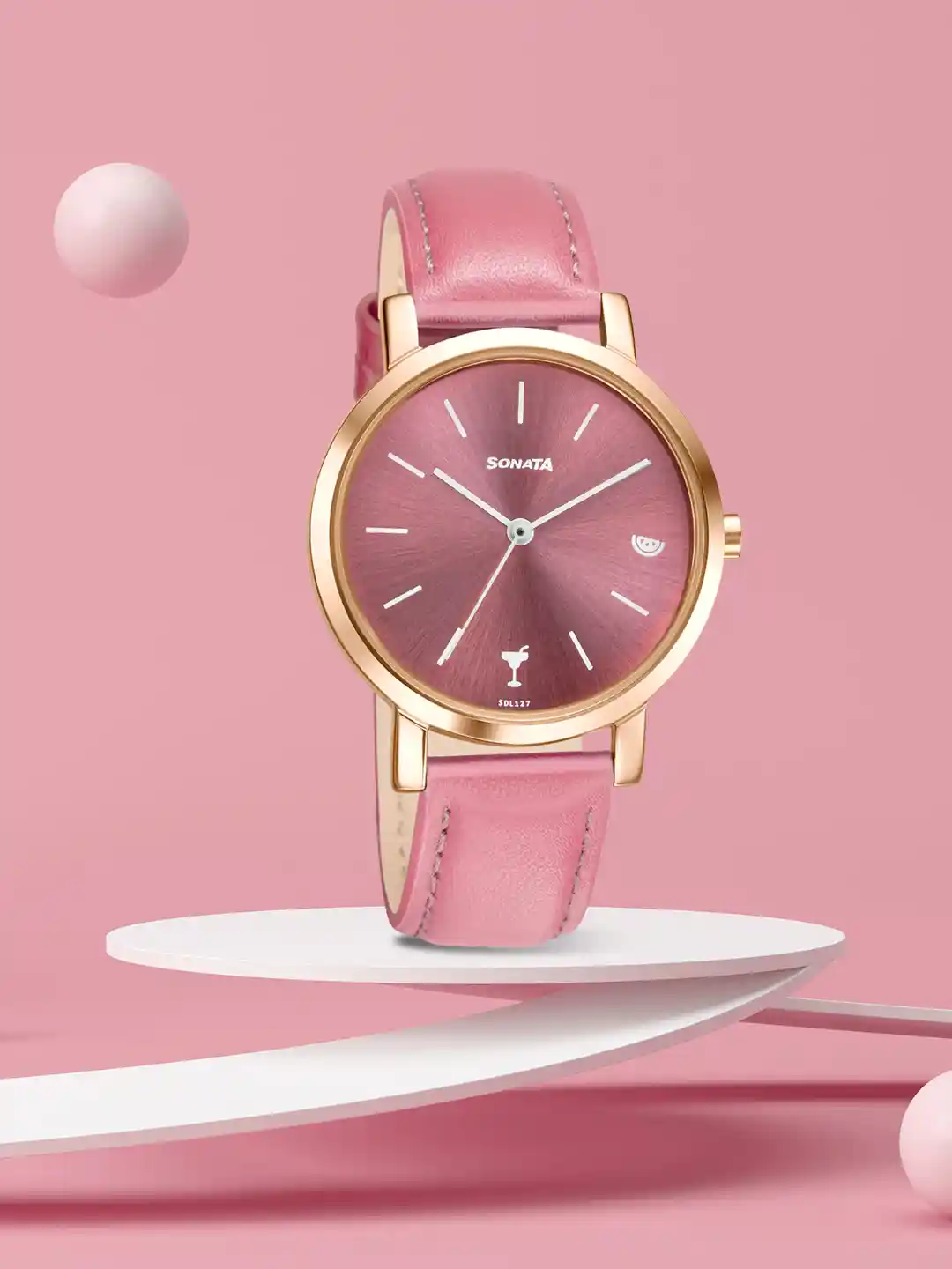 Buy Sonata Women Pink Analogue Watch 8164WL03 Watches for Women