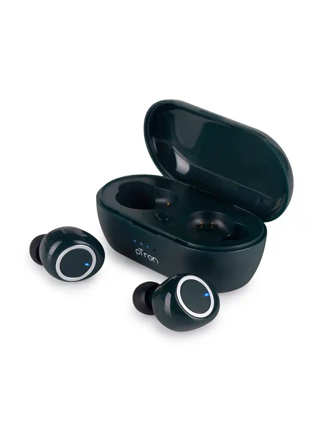 Bassbuds Ptron Wireless Earphones PTron Bassbuds M Green True