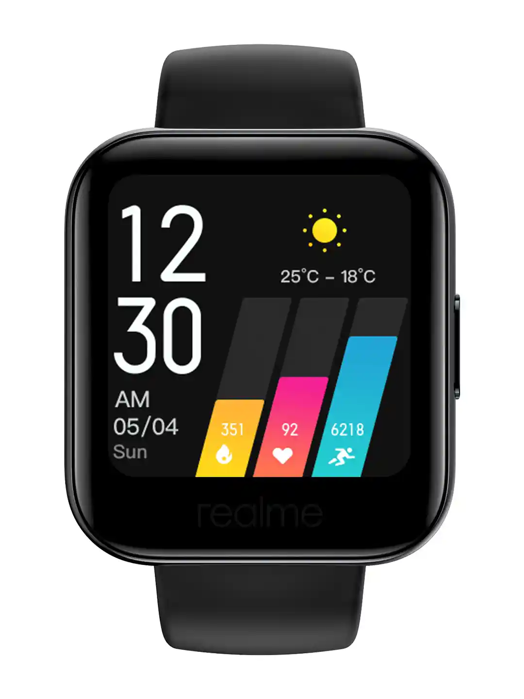 Buy Realme Unisex Black SpO2 M Monitor and Large Color Touch