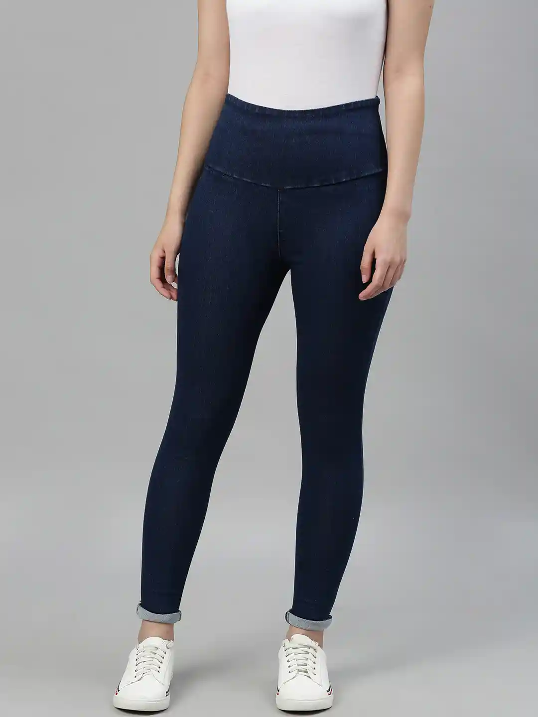 Adbucks Plus Size Jeggings With Elastic Waist Buy ADBUCKS Women