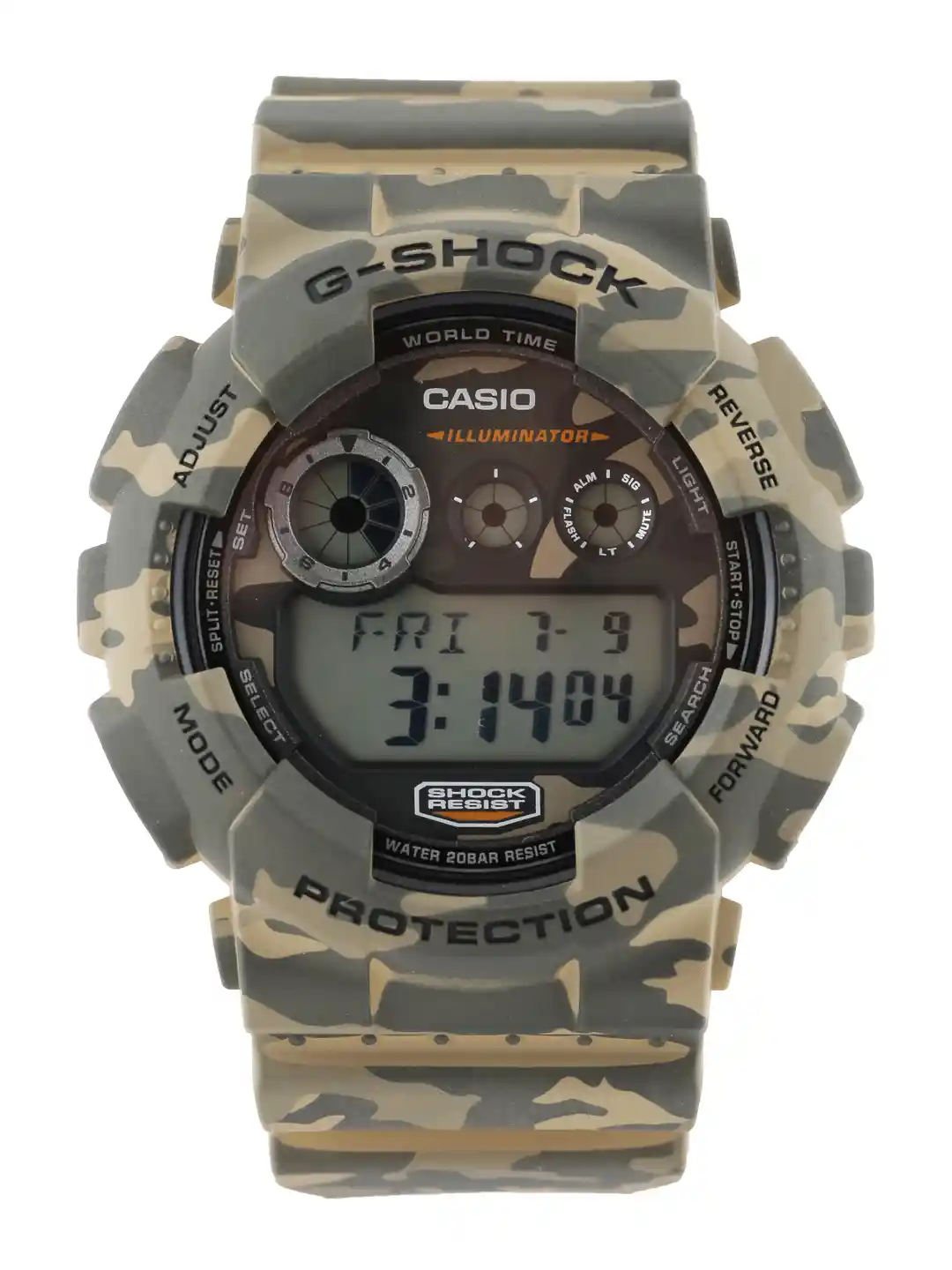 Buy CASIO G-Shock Men Brown Dial Camouflage Watch GD-120CM-5DR