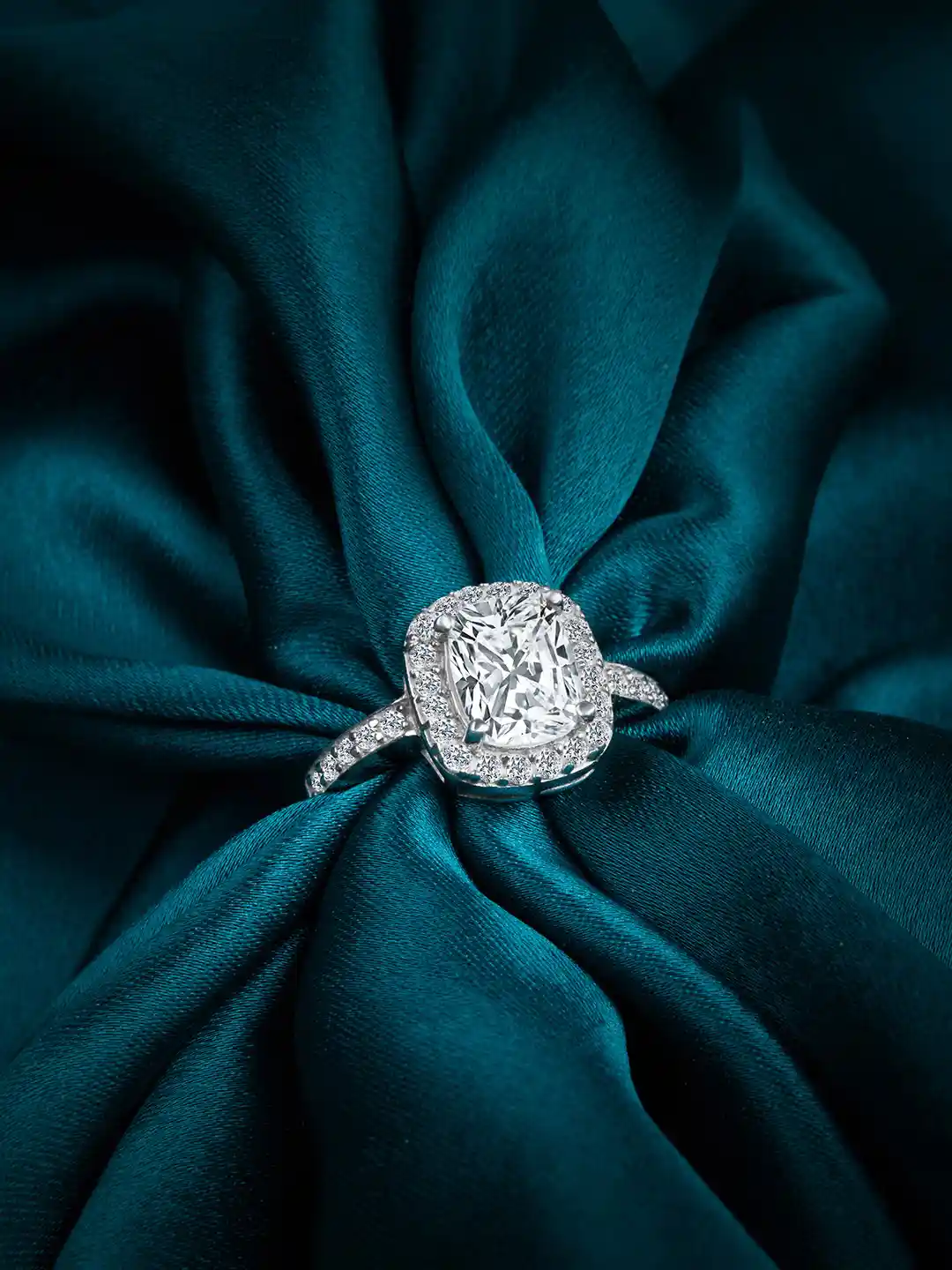 Buy GIVA 925 Silver Plated Classic Solitaire Ring Ring for Women