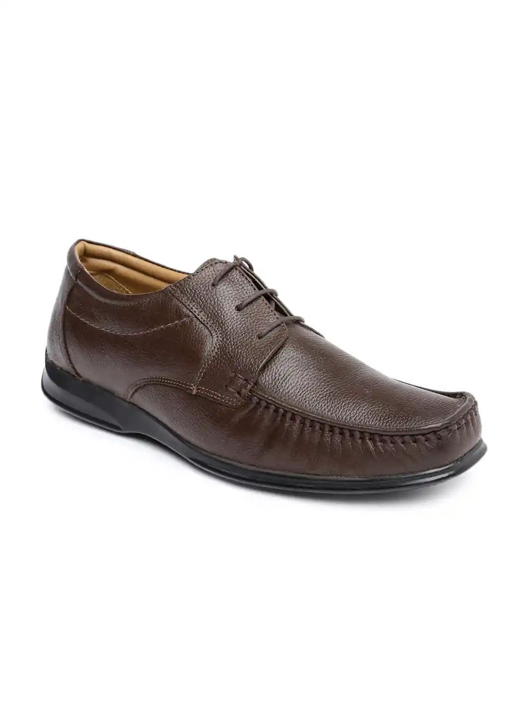 Buy Bata Men Brown Genuine Leather Formal Shoes Formal Shoes for