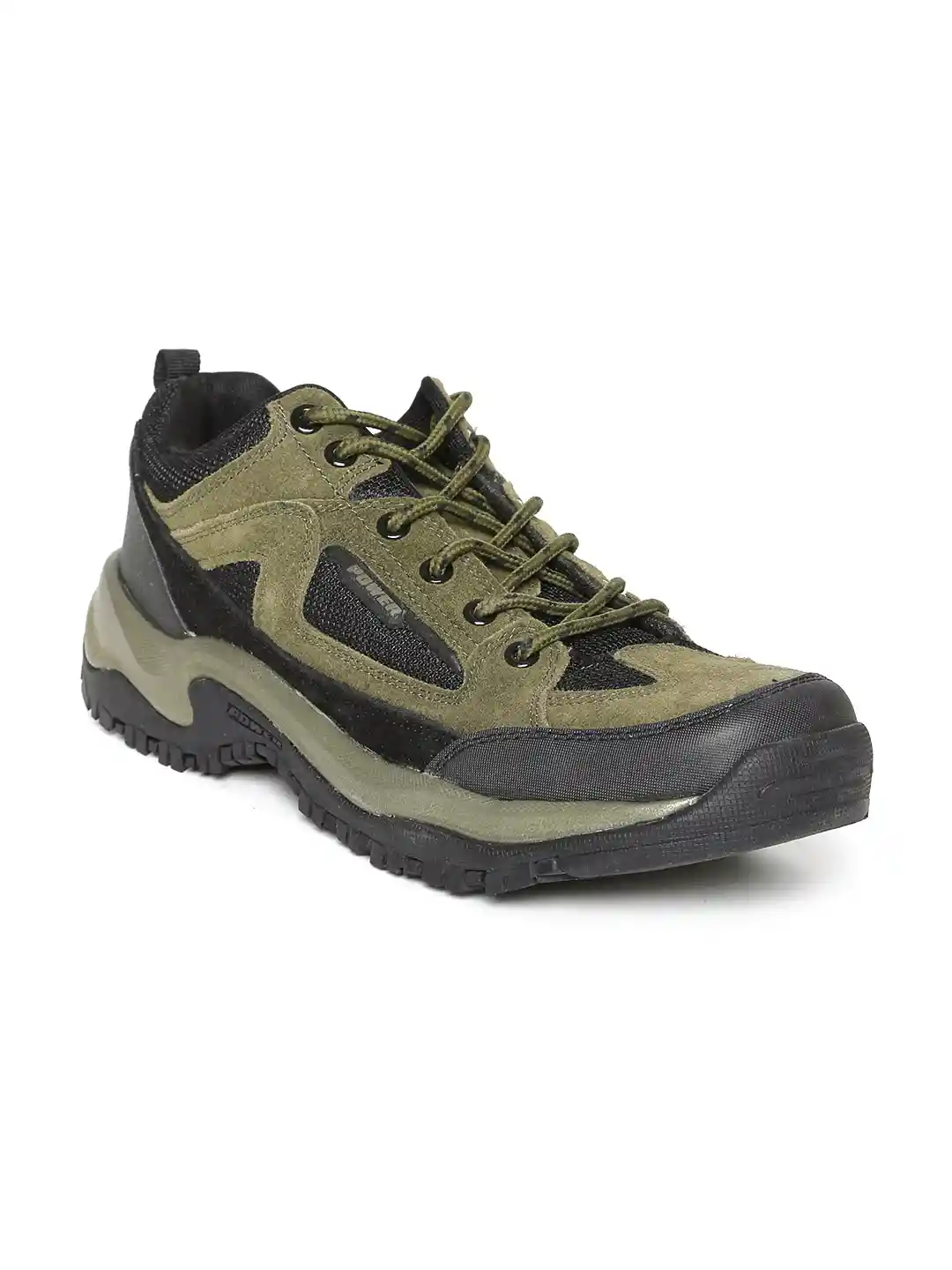Buy Power by Bata Men Olive Green Fortuner Sports Shoes Sports - Main Image