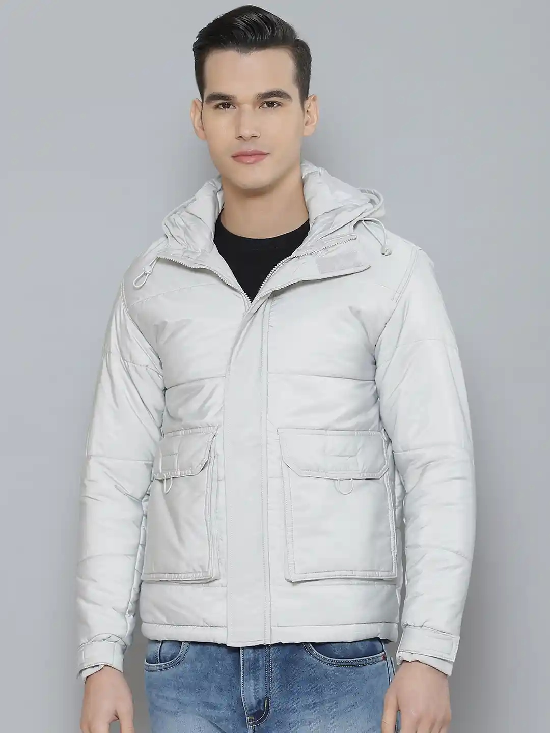 Buy HIGHLANDER Men Solid Hooded Padded Jacket Jackets for Men