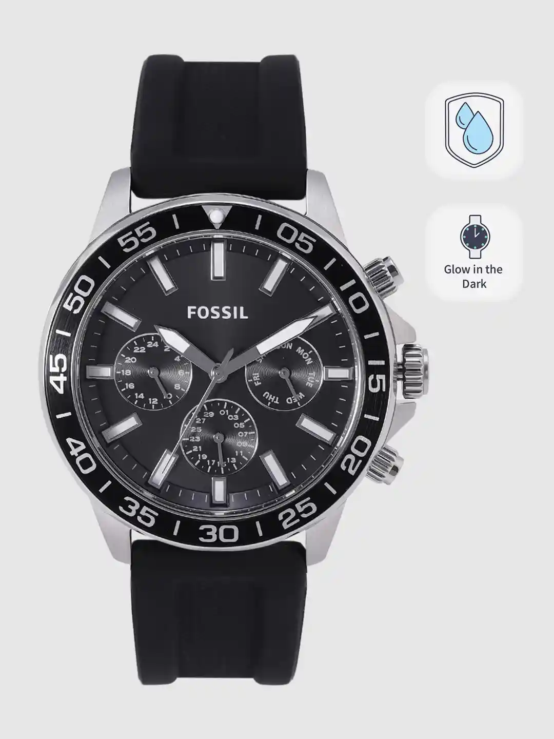 Buy Fossil Men Black Analogue Watch BQ2494 Watches for Men
