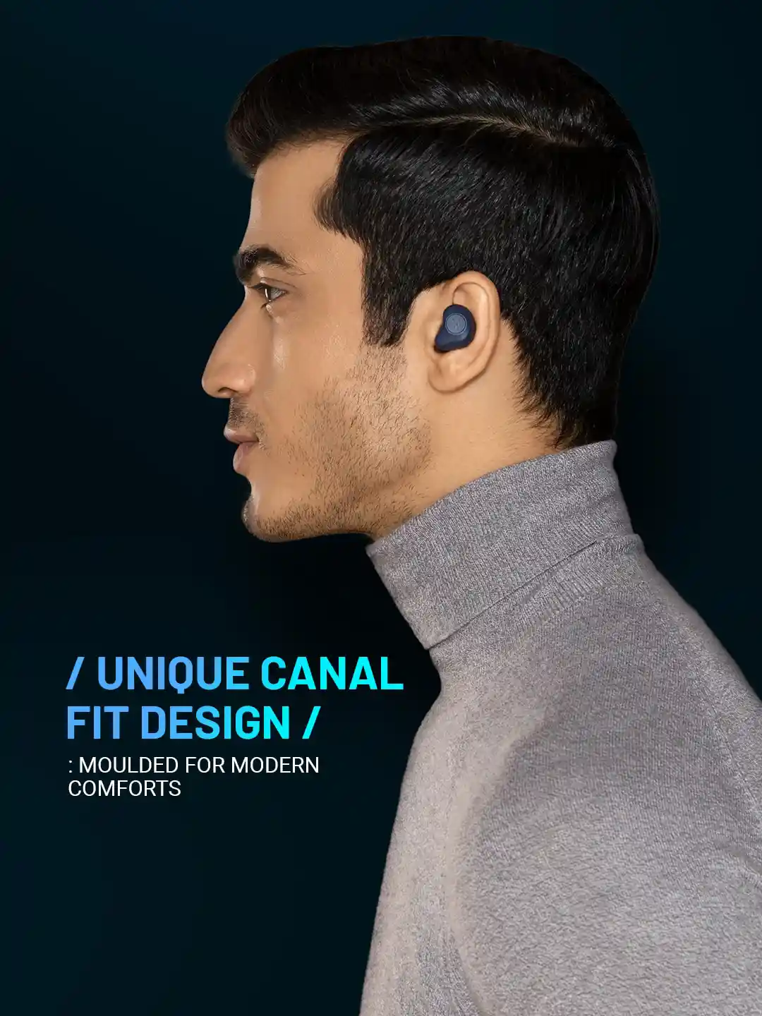 Buy CrossBeats Blue Solid Evolve In-Ear True Wireless Headphones