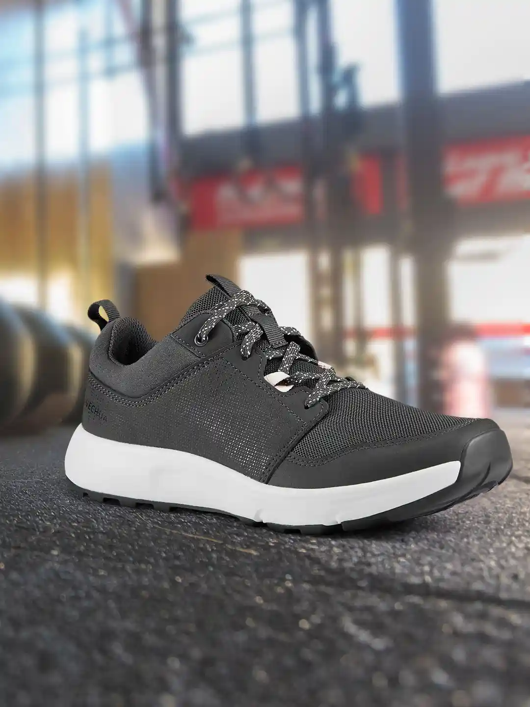 Buy Decathlon Women Black Hiking Shoes Sports Shoes for Women - Main Image