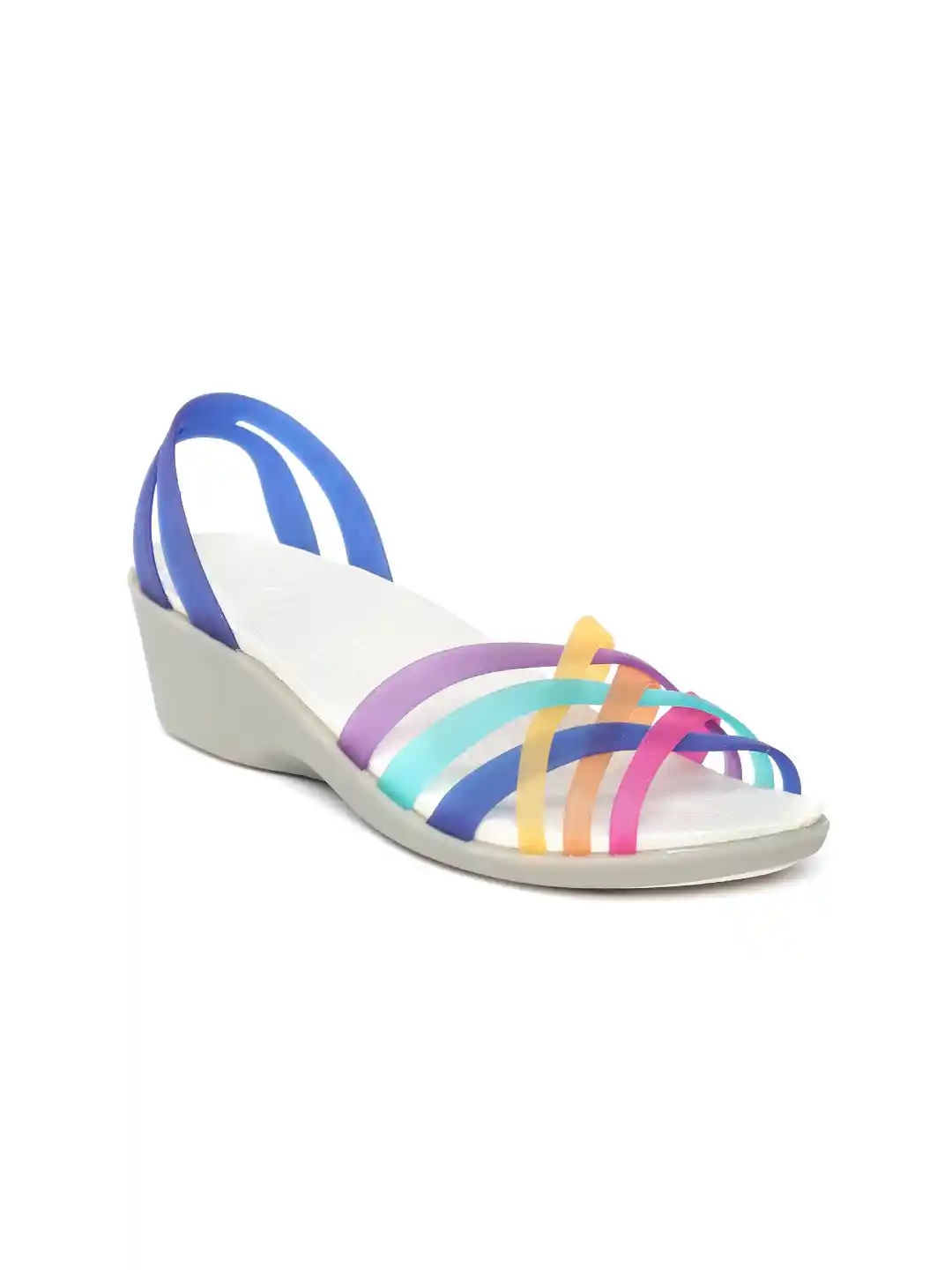 Buy Crocs Women Multicoloured Huarache Wedges Heels for Women