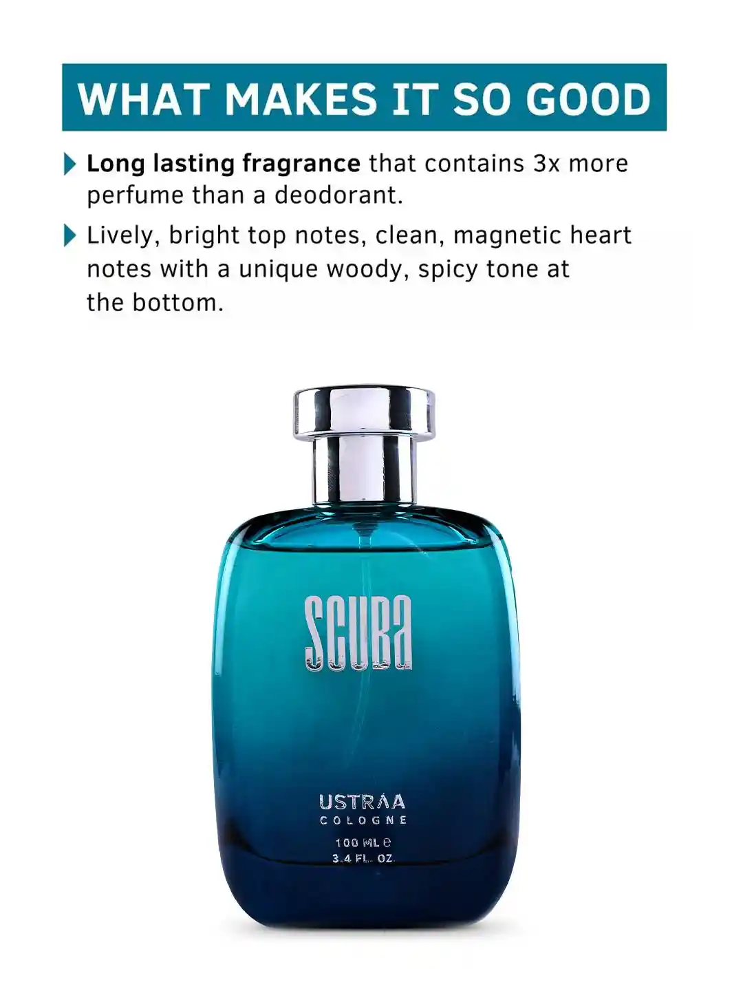 Buy Ustraa Men Scuba Cologne 100 ml Cologne and After Shave for