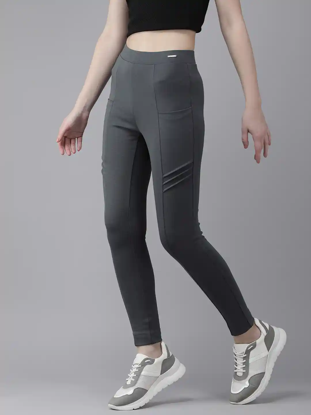 Buy Van Heusen Athleisure Women Granite Solid Way Stretch