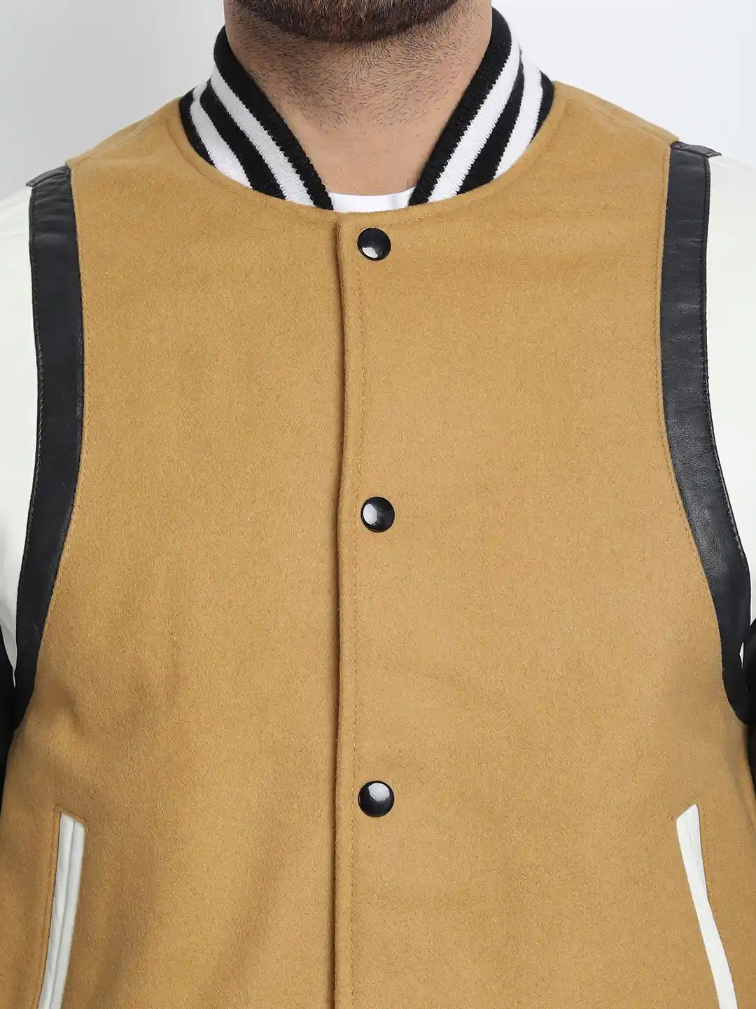 Buy MERLOT Men Black Mustard Yellow Colourblocked Lightweight - Main Image