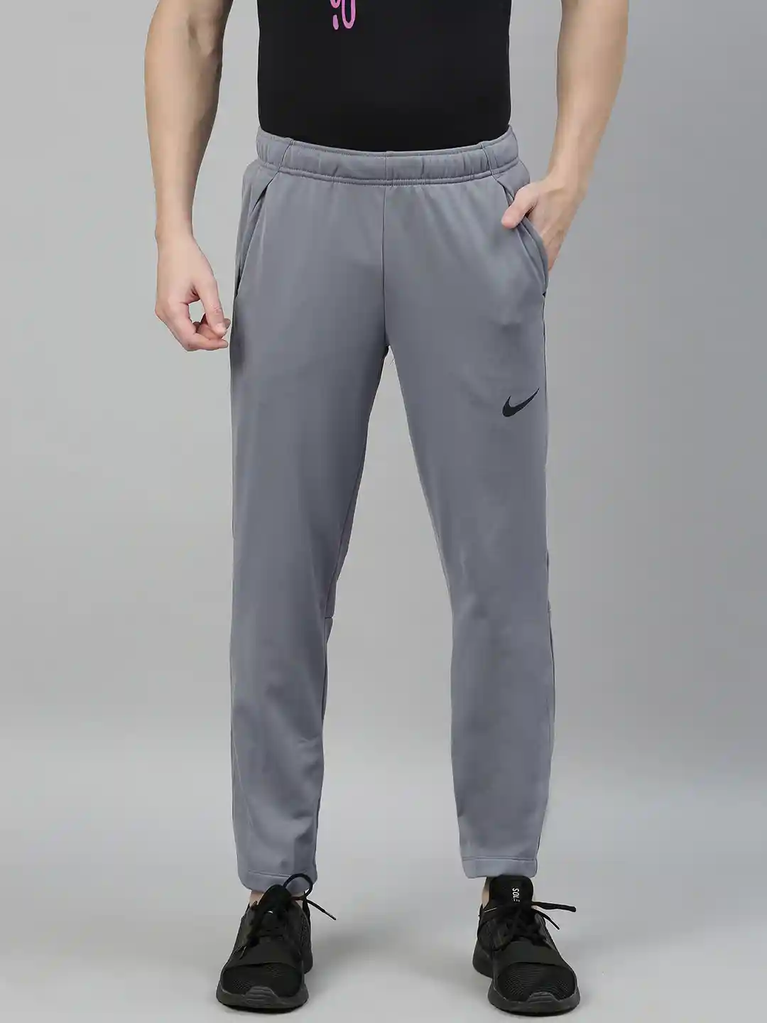 Ubuy Nike Men's Dri-fit Knit Training Pants Nike Men Grey