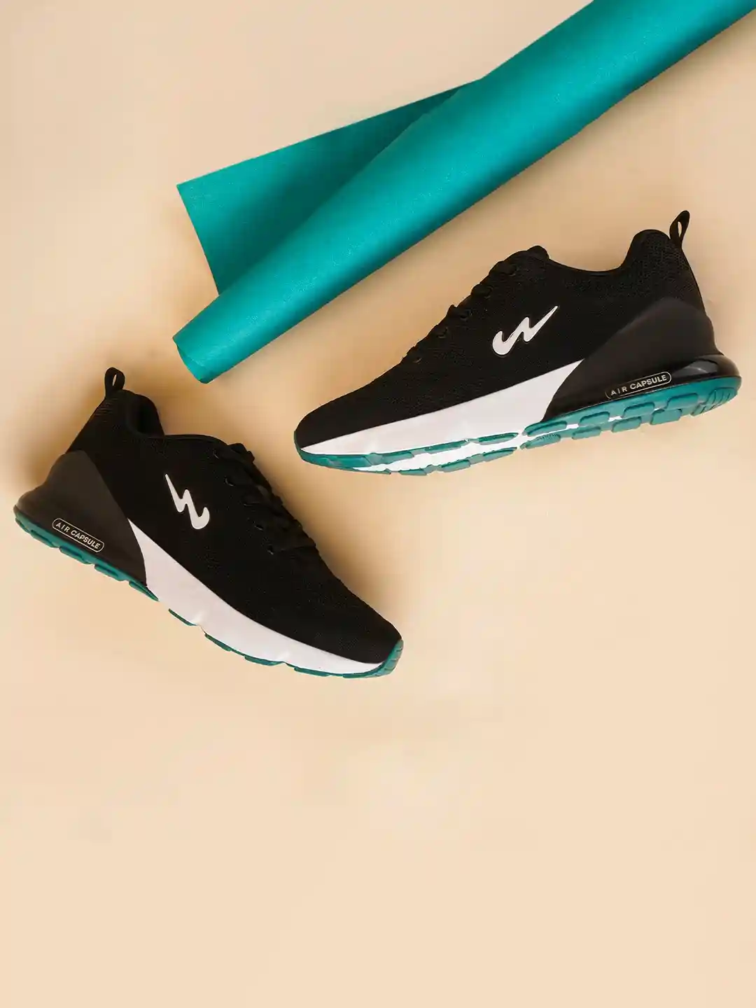 Buy CAMPUS Men NORTH PLUS Black Mesh Running Shoes Sports Shoes