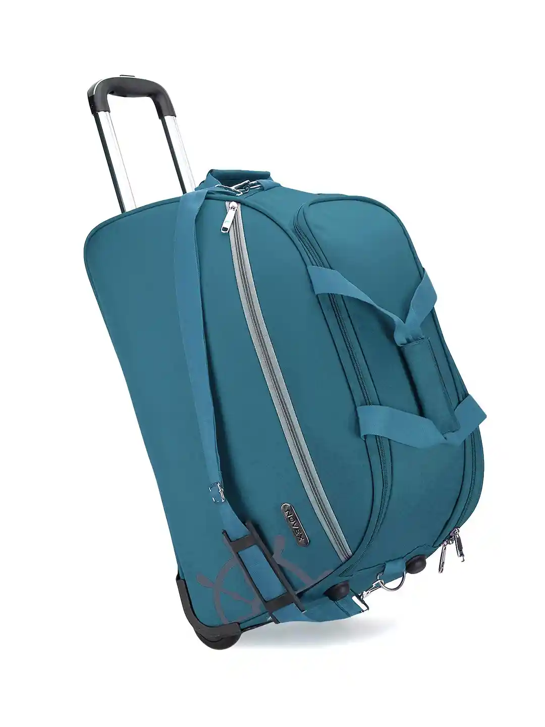 Buy NOVEX Unisex Teal Blue Solid Travel Canyon Duffle Bag Duffel