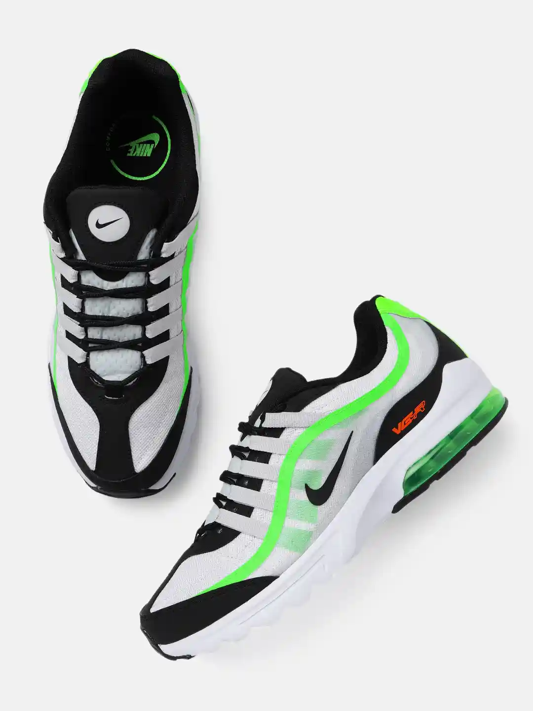 Buy Nike Men White Lime Green AIR MAX VG-R Sneakers Casual