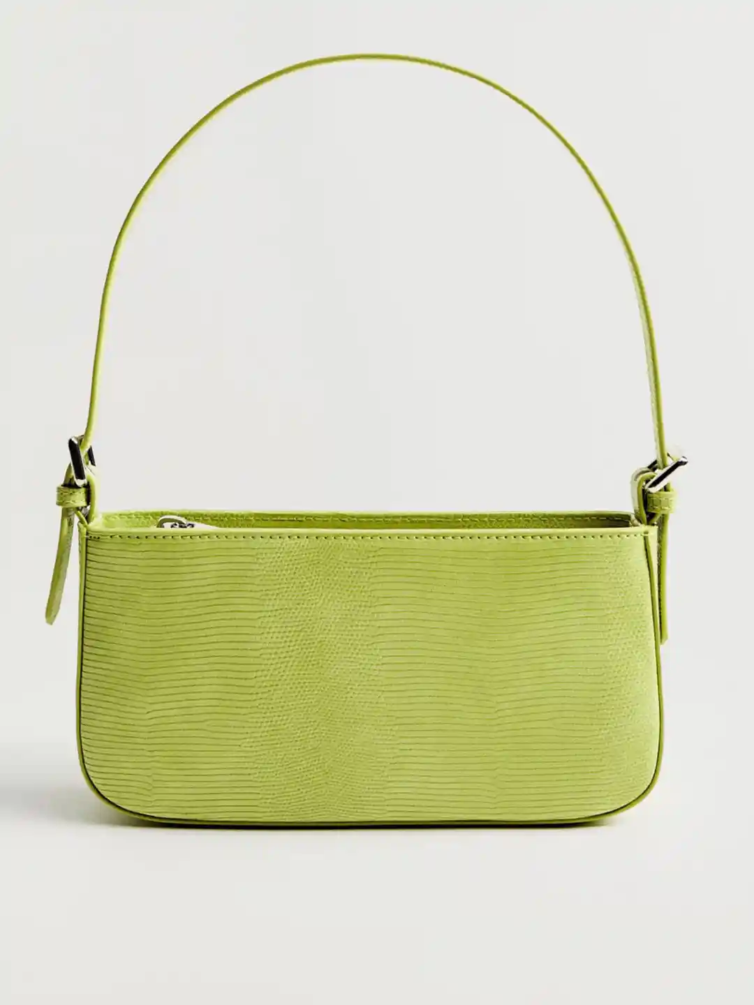 Leather Handbag Mini Neon Green Purse LEATHER MINI KENSINGTON Lime