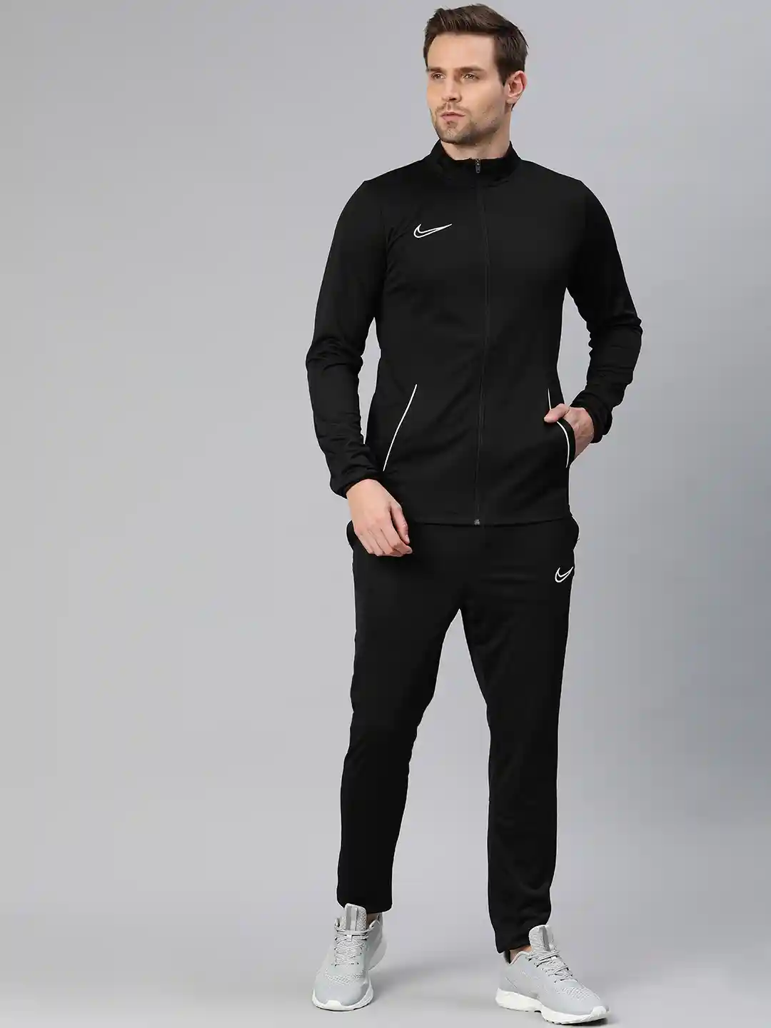 Buy Nike Men Black Solid Standard Fit NK DF ACD21 Dri-Fit Football