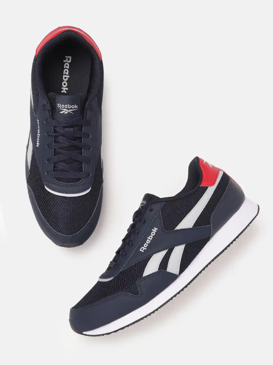 Buy Reebok Classic Men Navy Blue Woven Design Style Jogger