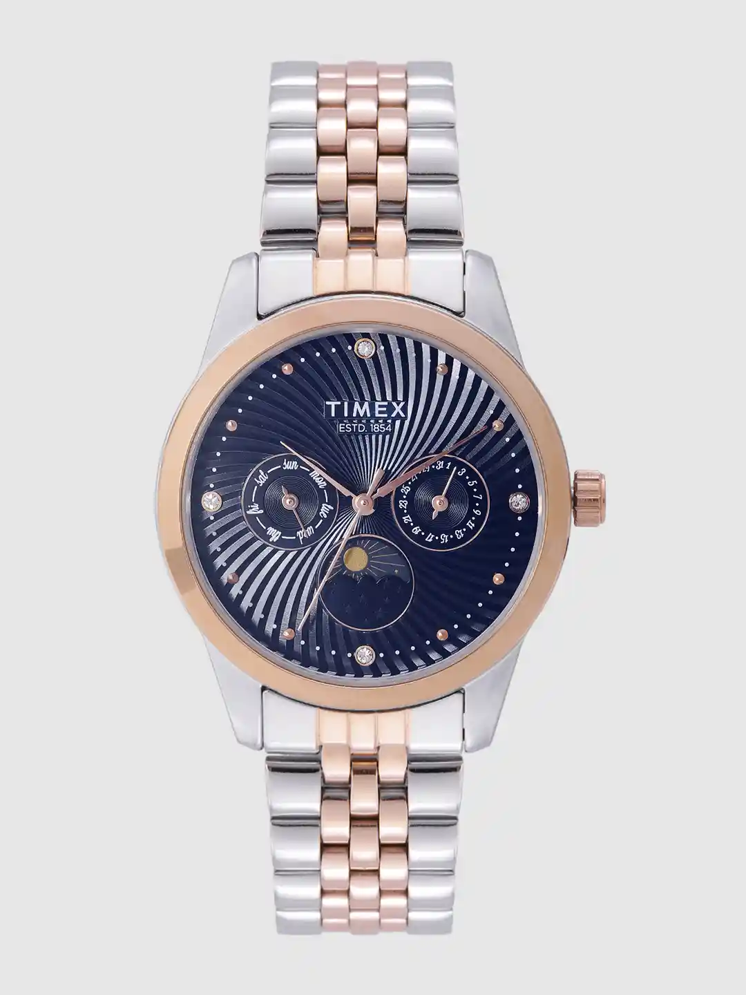 Buy Timex Women Blue Multifunction Analogue Watch TWEL13107