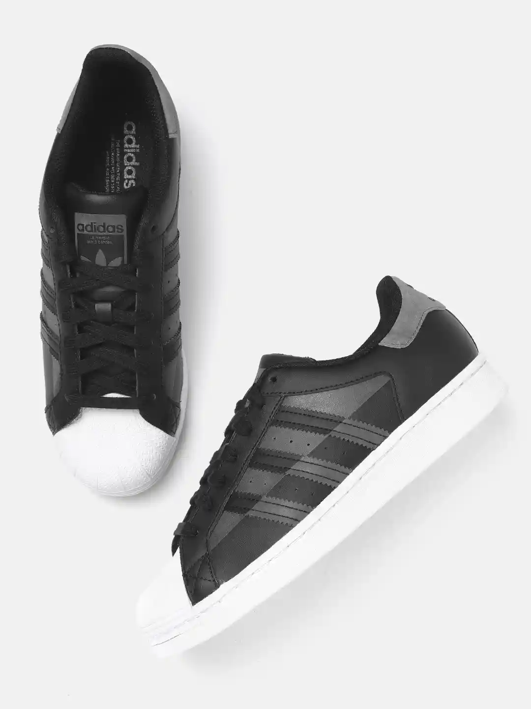 casual shoes mens black superstars on sale
