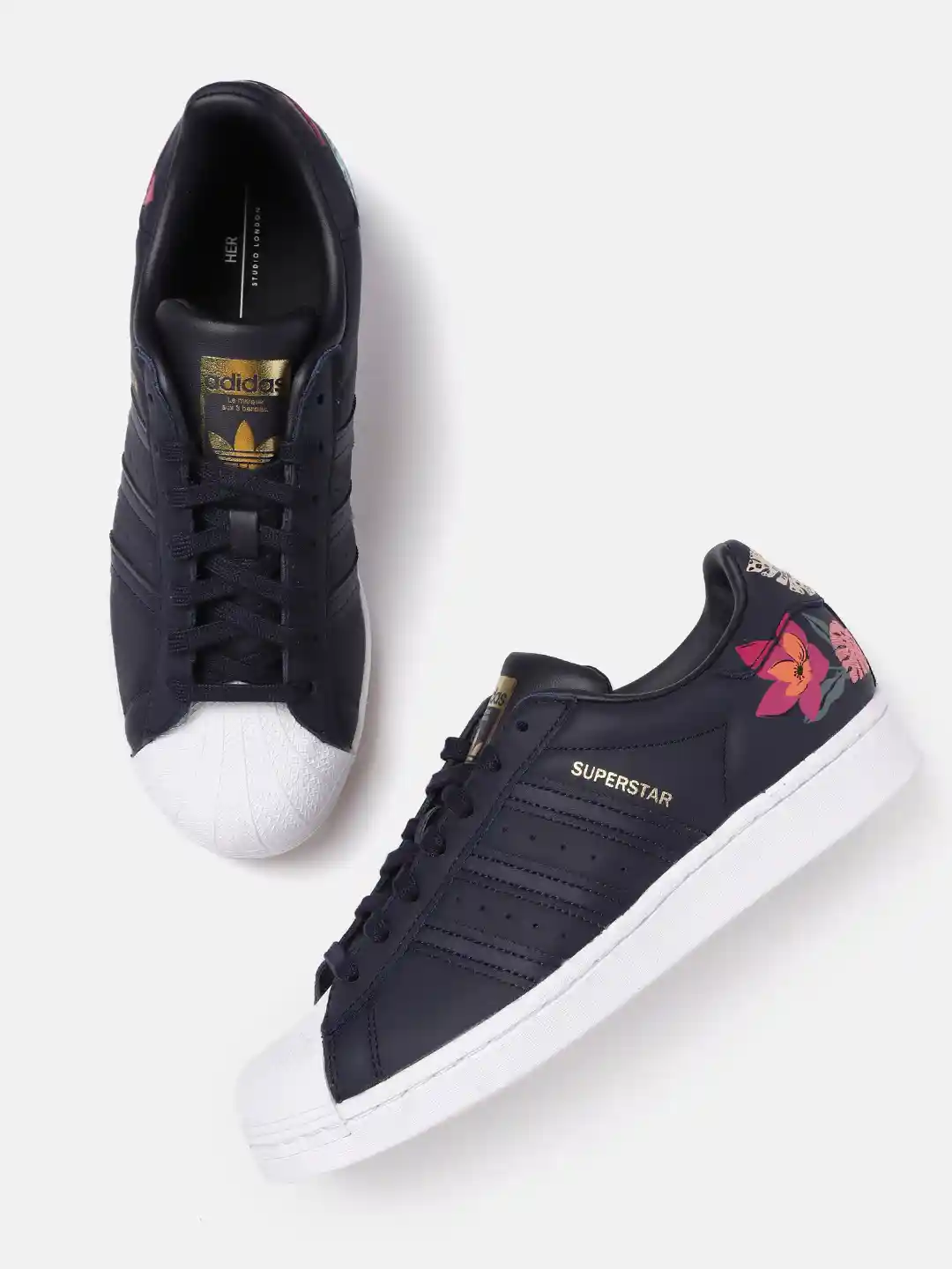 Buy ADIDAS Originals Women Navy Blue Print Detail Superstar