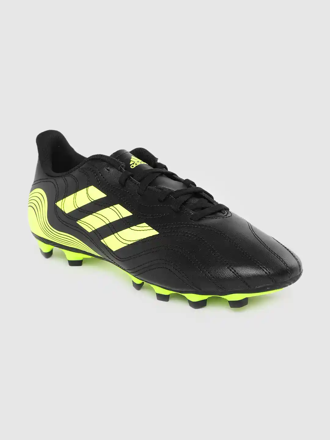 Buy ADIDAS Men Black Fluorescent Green Copa Flexible