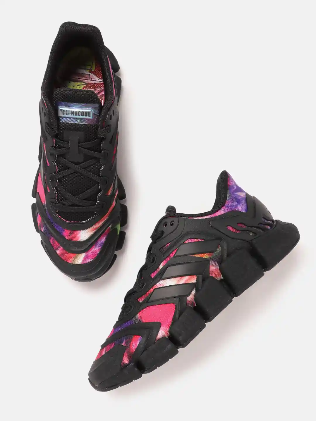 Buy ADIDAS Unisex Black Purple Striped ClimaCool Vento