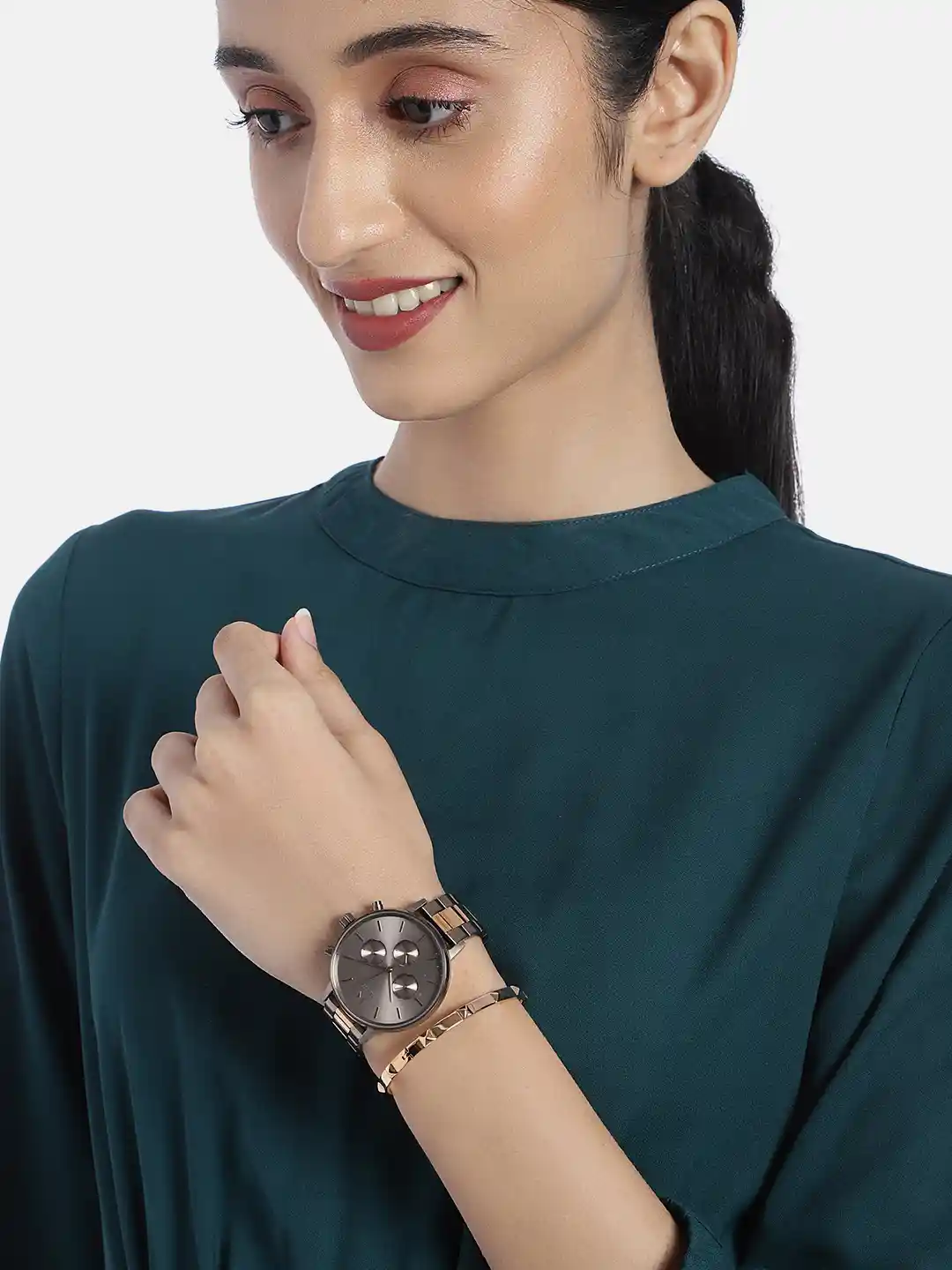 Buy MVMT Women Nova Grey Rose Gold Watch Gift Set CBX-ORRG