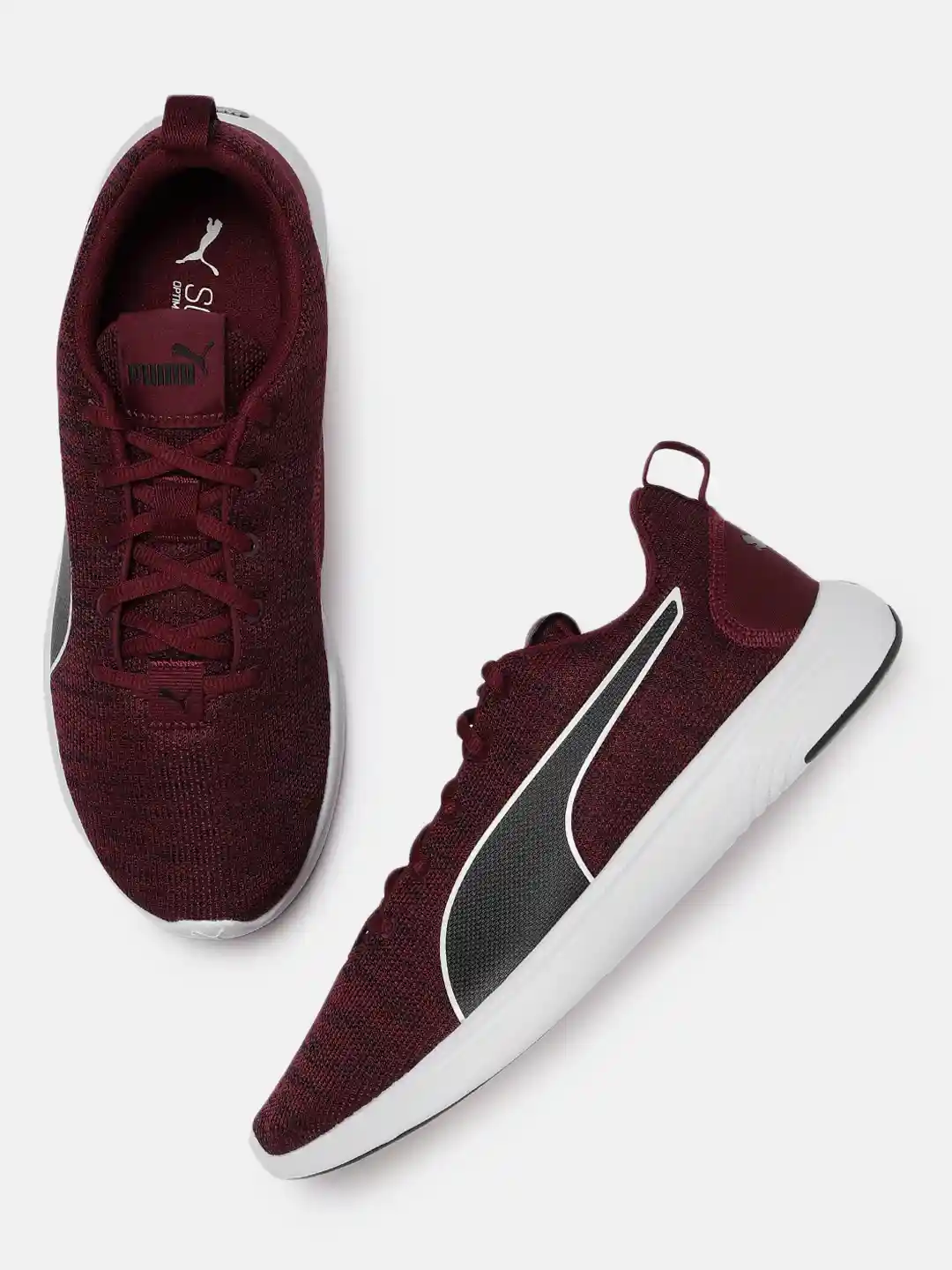 Buy Puma Men Maroon SOFTRIDE VITAL Clean Walking Shoes Sports