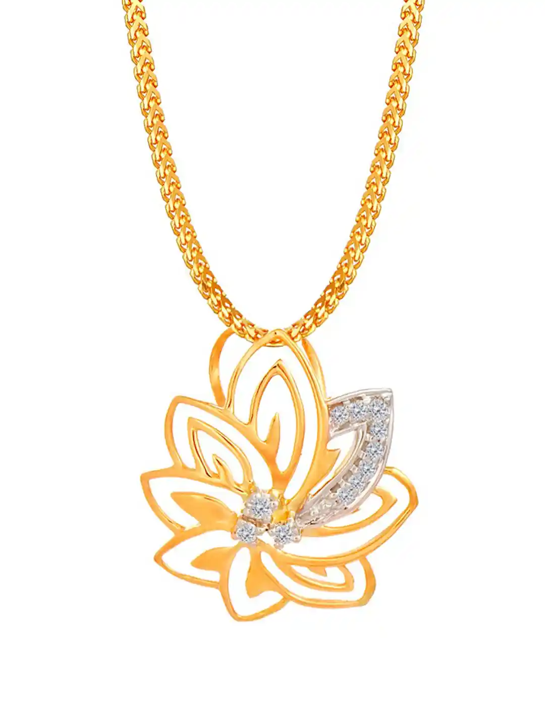 Tanishq Jewellery Mia Tanishq Pendant Mia By Tanishq 14-Karat Gold